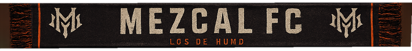 Mezcal FC black supporter scarf